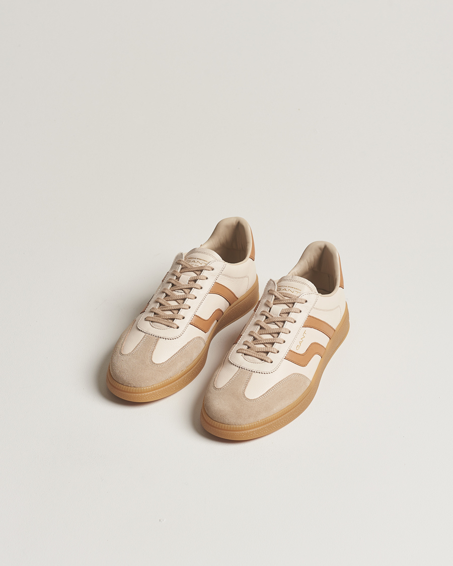 Herre |  | GANT | Cuzmo Leather Sneaker Beige/Tan