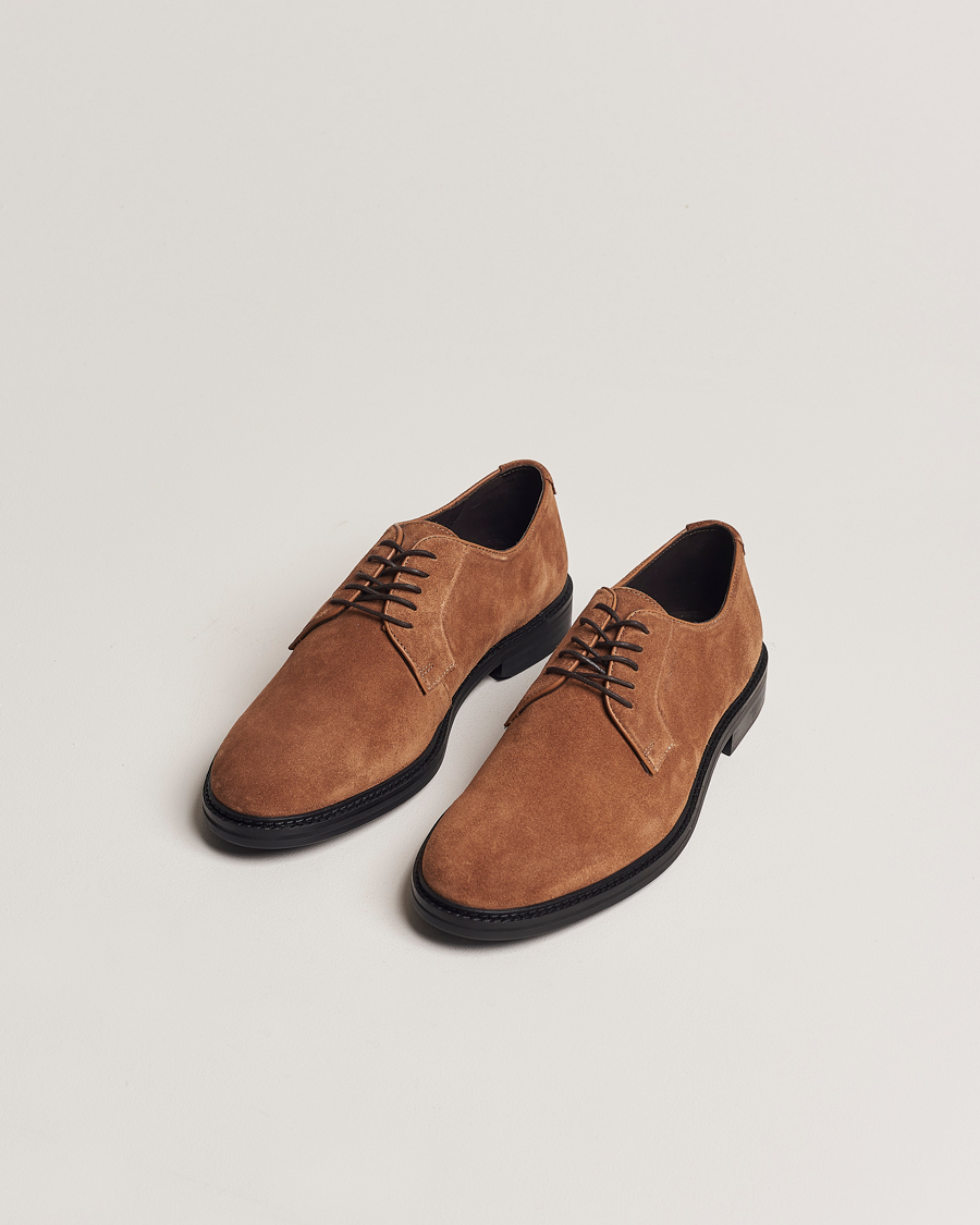 Herre | Sko i mokka | GANT | Bidford Suede Derby Cognac