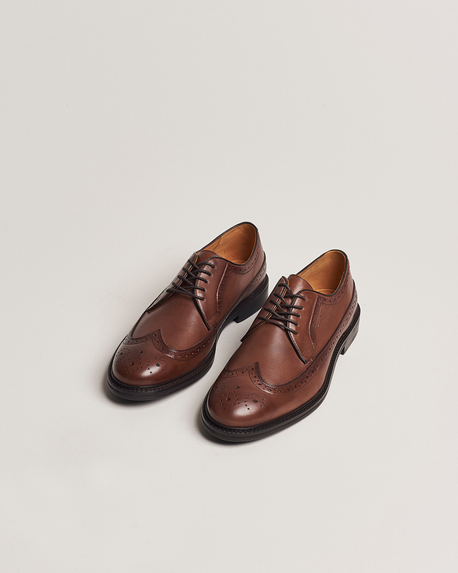 Herre | Kostymesko | GANT | Bidford Leather Brogues Cognac