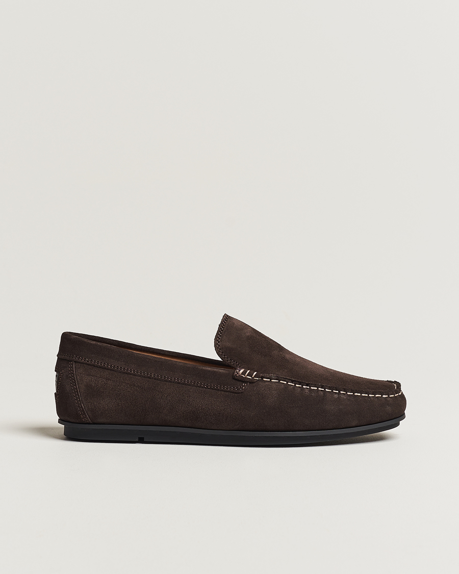 Herre | GANT Wilmon Suede Car Shoe Dark Brown | GANT | Wilmon Suede Car Shoe Dark Brown
