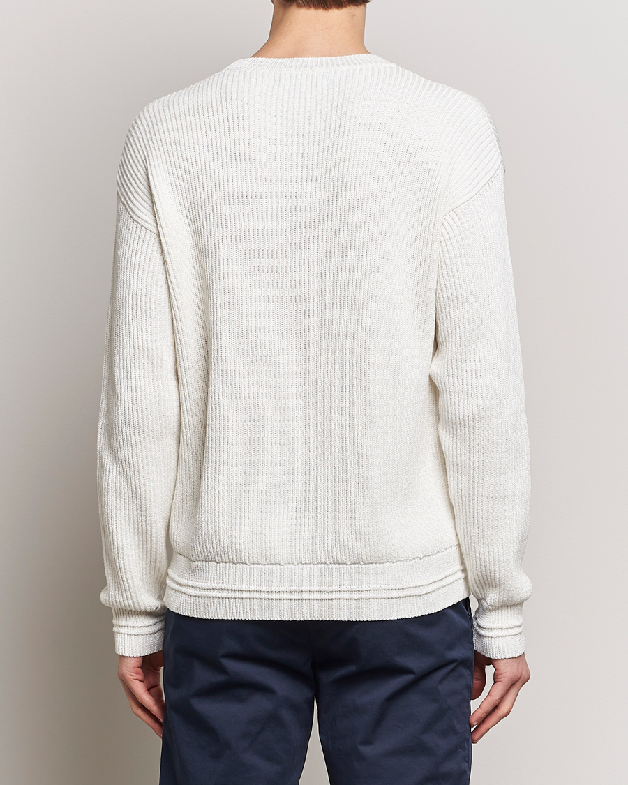 Herre | Gensere | Kiton | Cotton/Silk Rib Pullover Off White