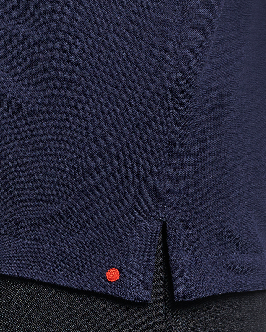 Herre | Pikéer | Kiton | Short Sleeve Jersey Polo Navy