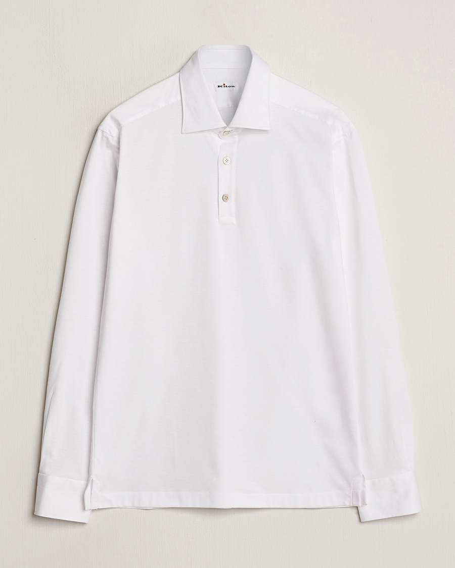 Herre | Skjorter | Kiton | Popover Shirt White