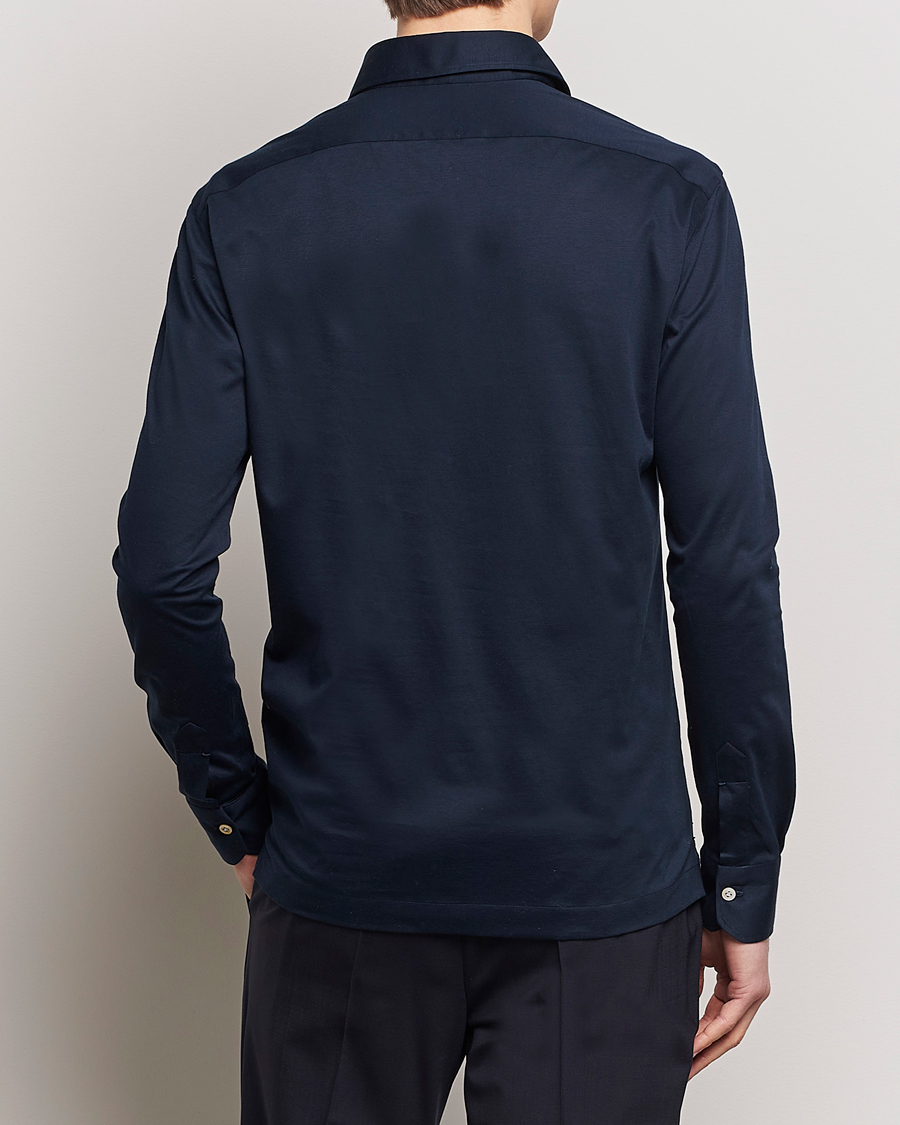 Herre | Skjorter | Kiton | Popover Shirt Navy