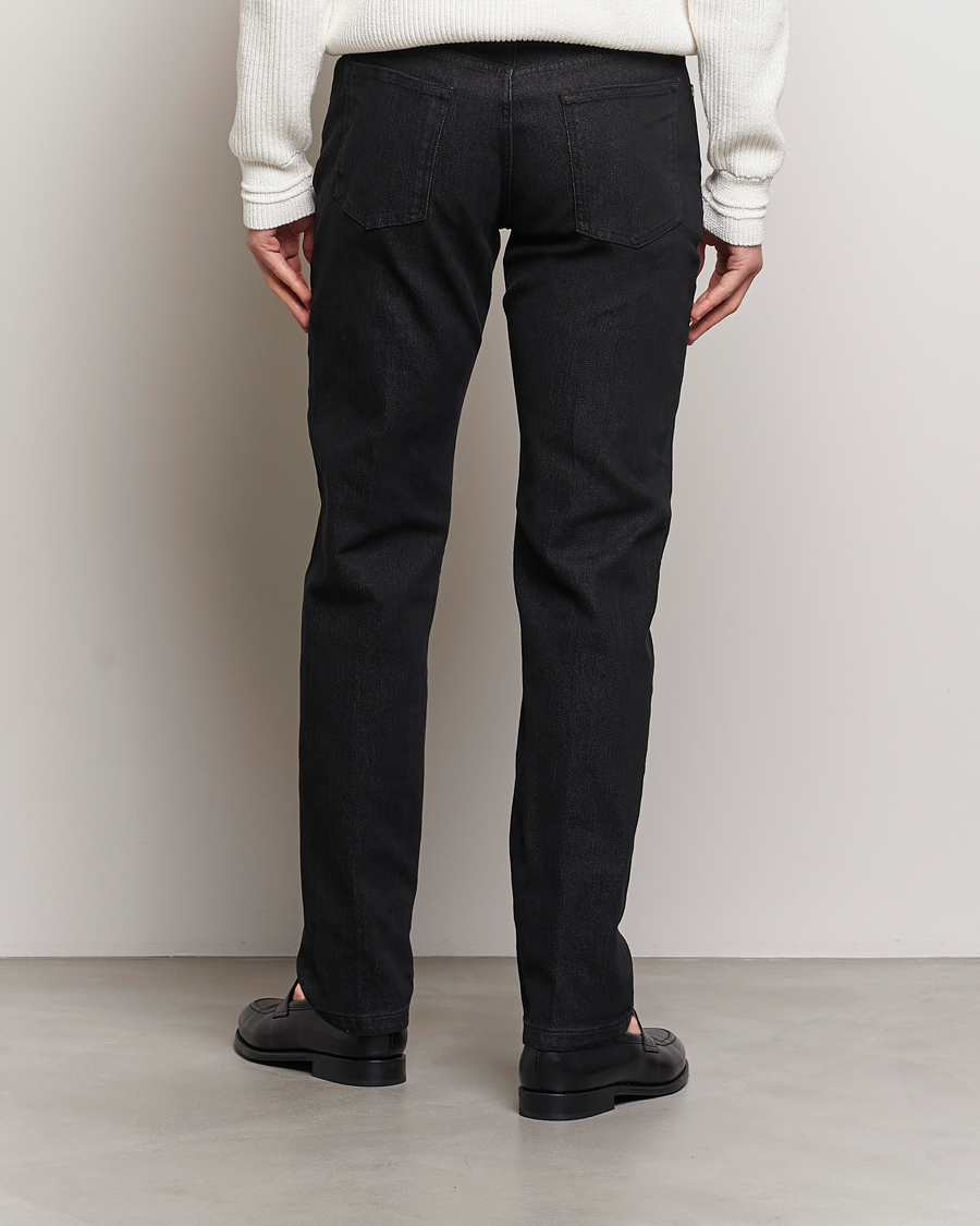 Herre | Jeans | Kiton | Slim Fit 5-Pocket Jeans Black