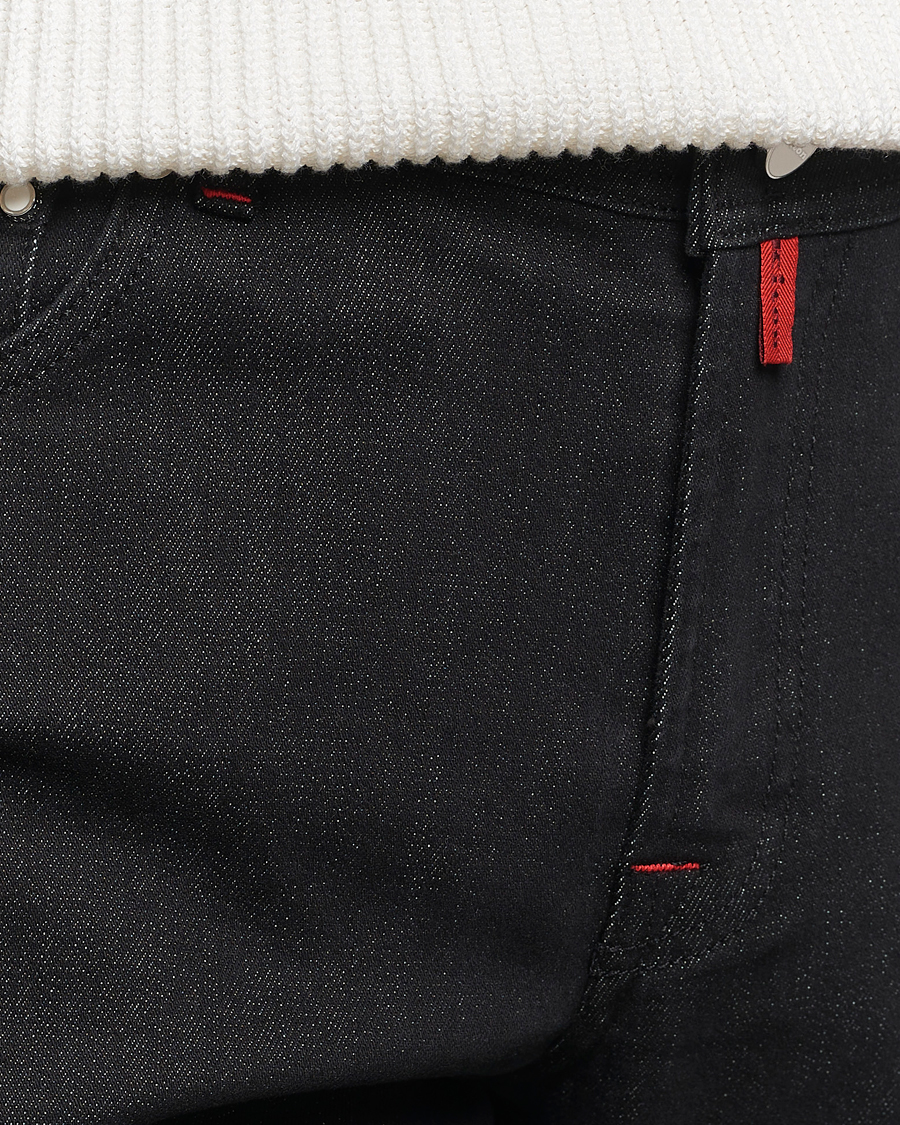 Herre | Jeans | Kiton | Slim Fit 5-Pocket Jeans Black