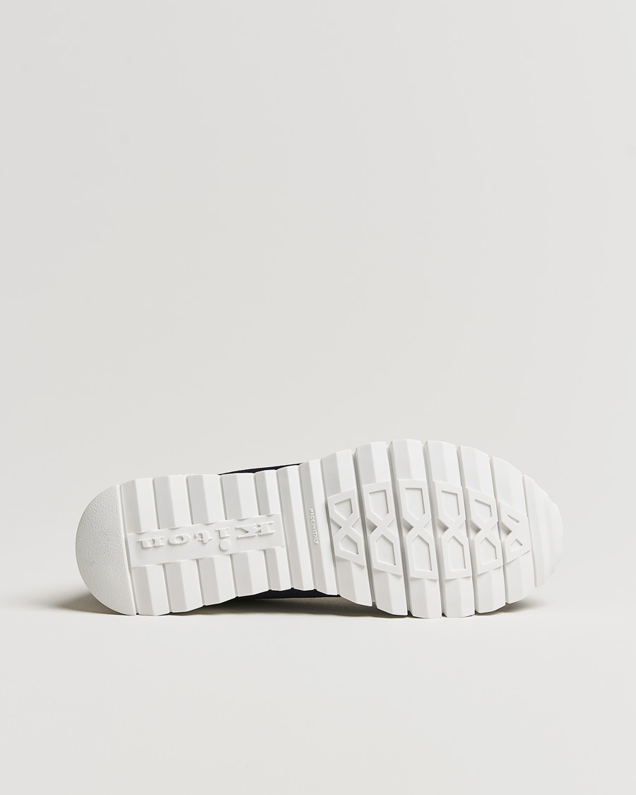 Herre | Kiton Mesh Running Sneakers Navy | Kiton | Mesh Running Sneakers Navy
