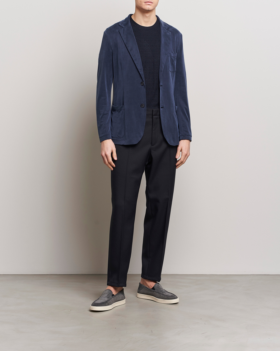 Herre | Dressjakker | Giorgio Armani | Unconstructed Blazer Navy