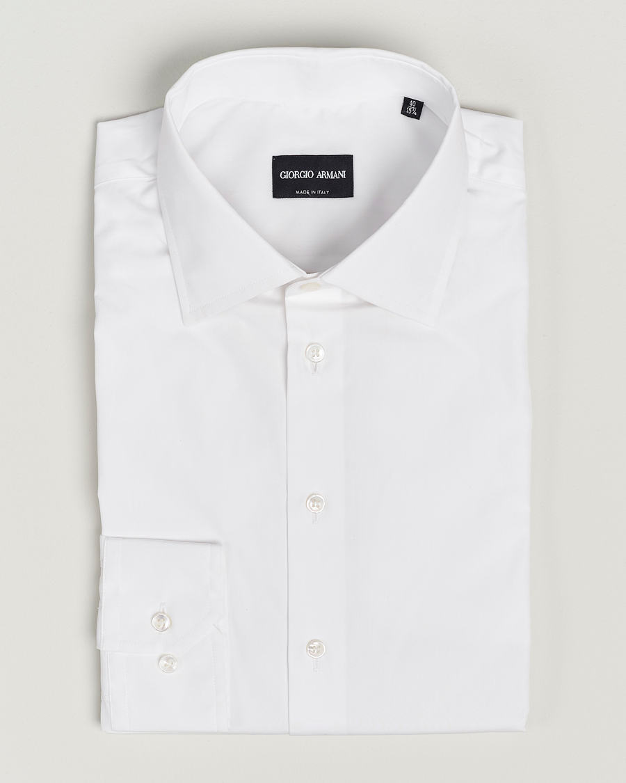 Herre | Skjorter | Giorgio Armani | Slim Fit Dress Shirt White
