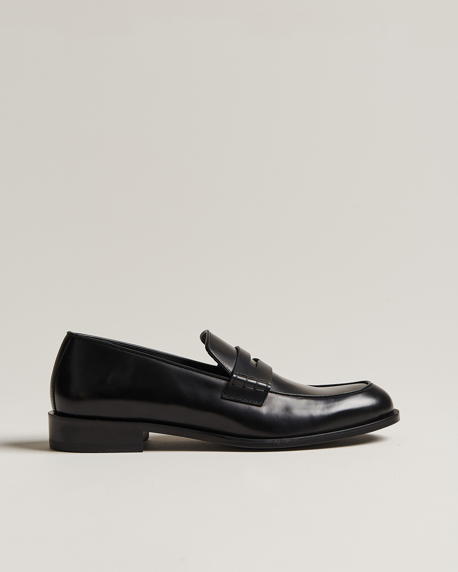 Herre | Giorgio Armani Penny Loafers Black Calf | Giorgio Armani | Penny Loafers Black Calf