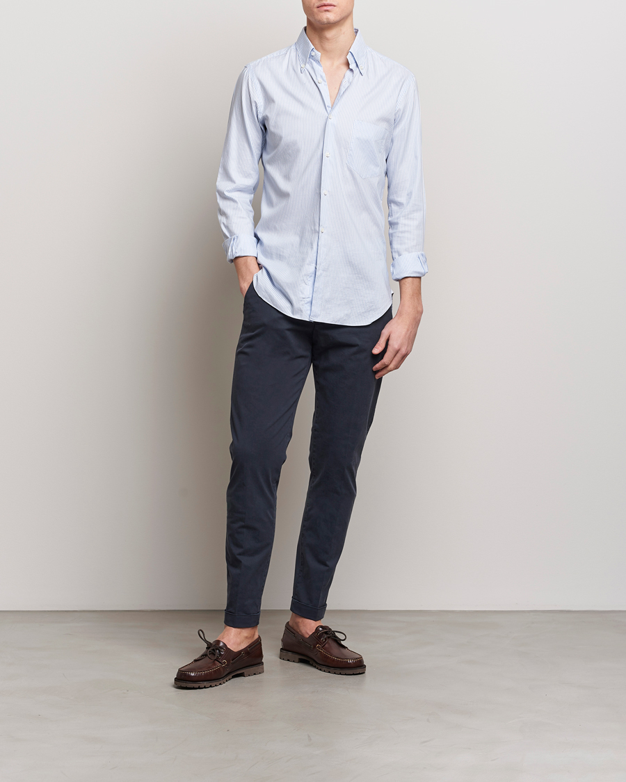 Herre | Bukser | Briglia 1949 | Slim Fit Cotton Stretch Chinos Navy