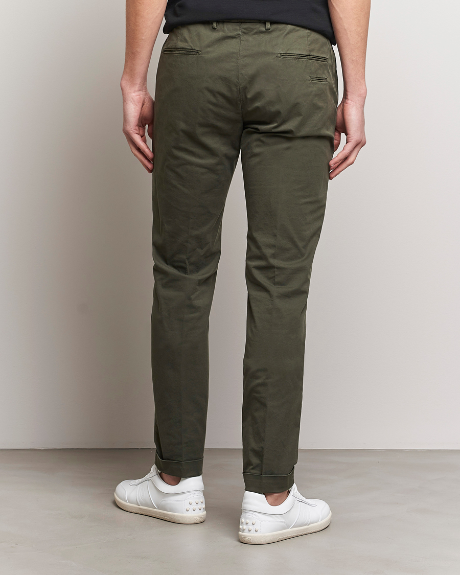 Herre | Bukser | Briglia 1949 | Slim Fit Cotton Stretch Chinos Olive
