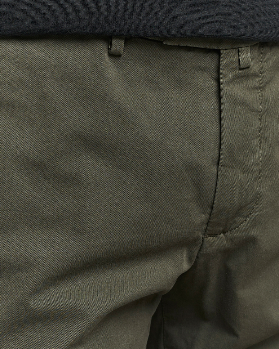 Herre | Bukser | Briglia 1949 | Slim Fit Cotton Stretch Chinos Olive