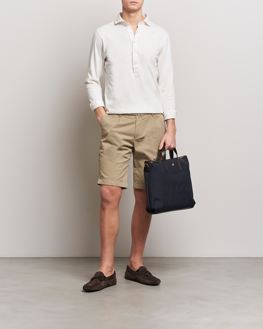 Herre | Shorts | Briglia 1949 | Pleated Cotton Shorts Taupe