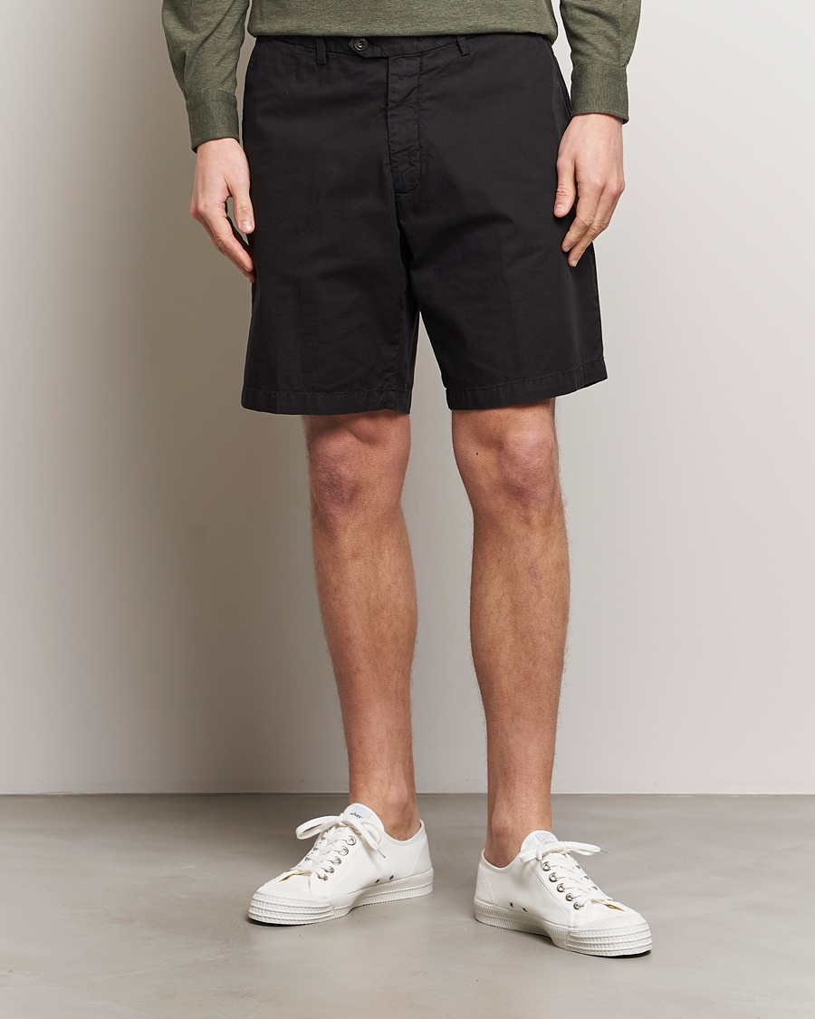 Herre | Klær | Briglia 1949 | Easy Fit Cotton Shorts Black