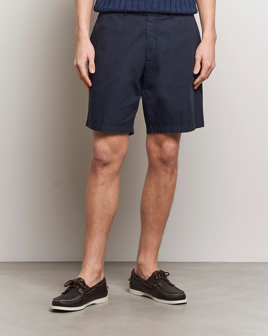 Herre | Avdelinger | Briglia 1949 | Easy Fit Cotton Shorts Navy