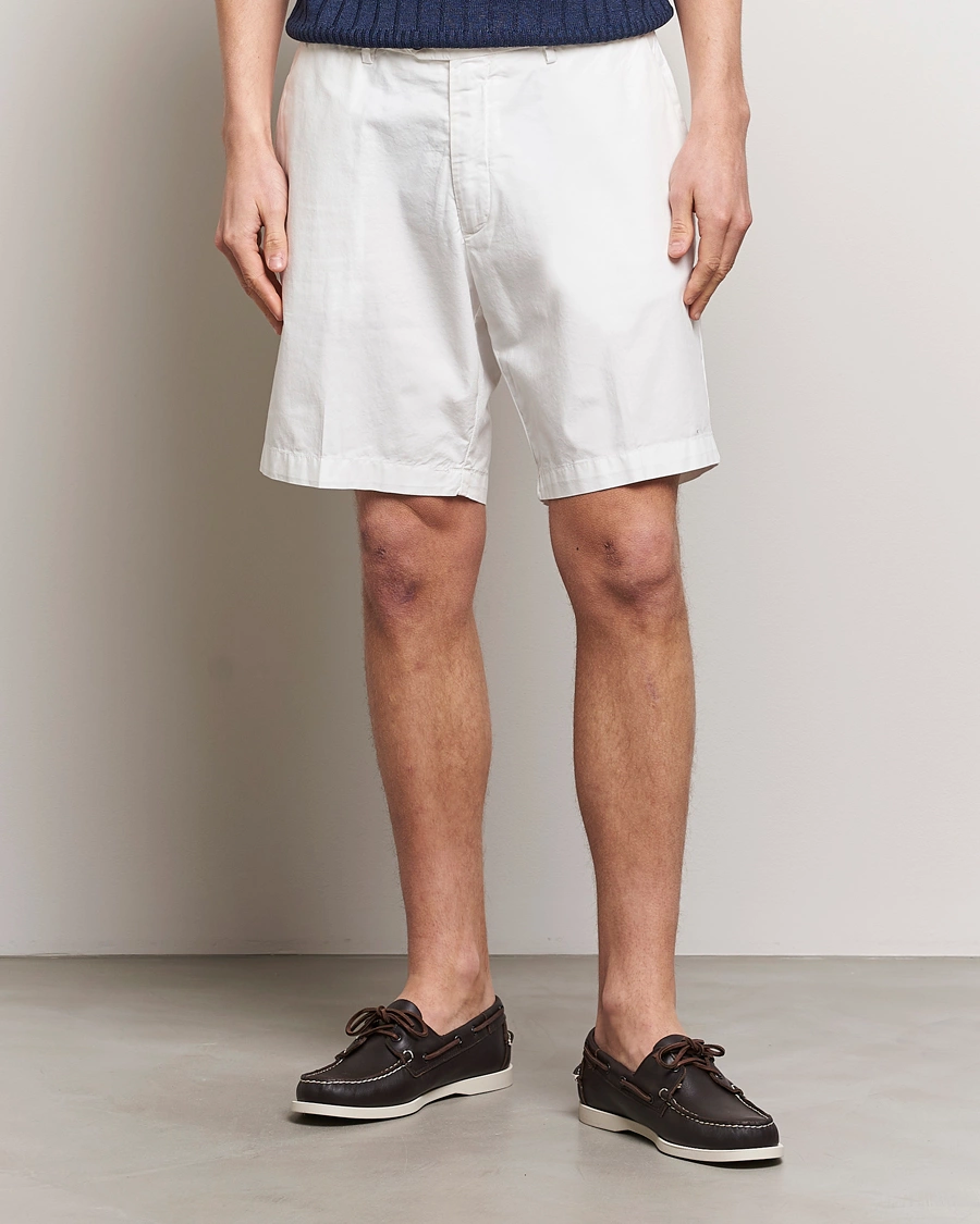 Herre | Chinosshorts | Briglia 1949 | Easy Fit Cotton Shorts White
