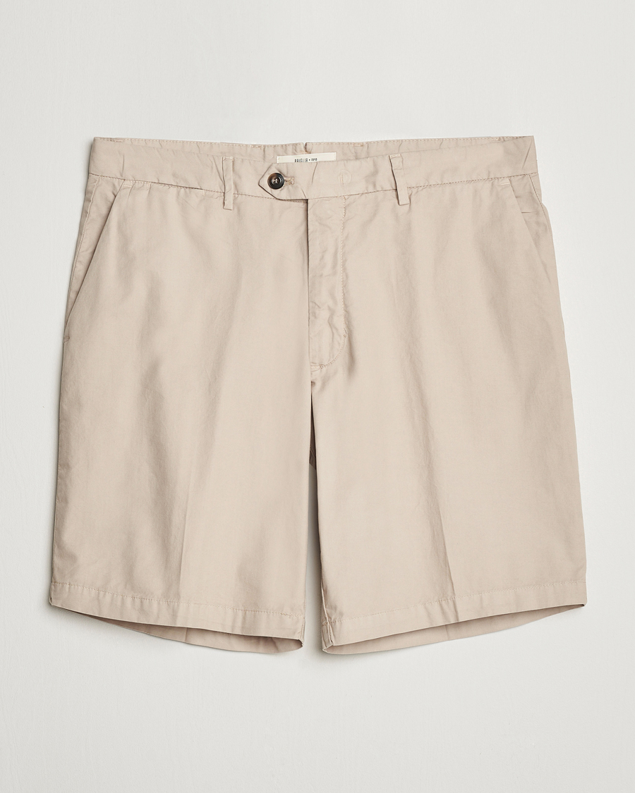 Herre | Nytt i butikken | Briglia 1949 | Easy Fit Cotton Shorts Beige