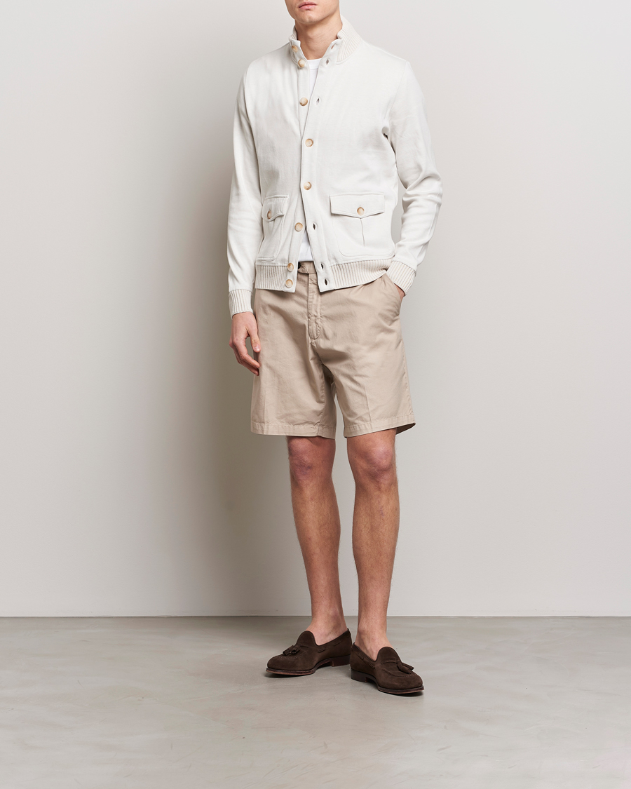 Herre | Shorts | Briglia 1949 | Easy Fit Cotton Shorts Beige