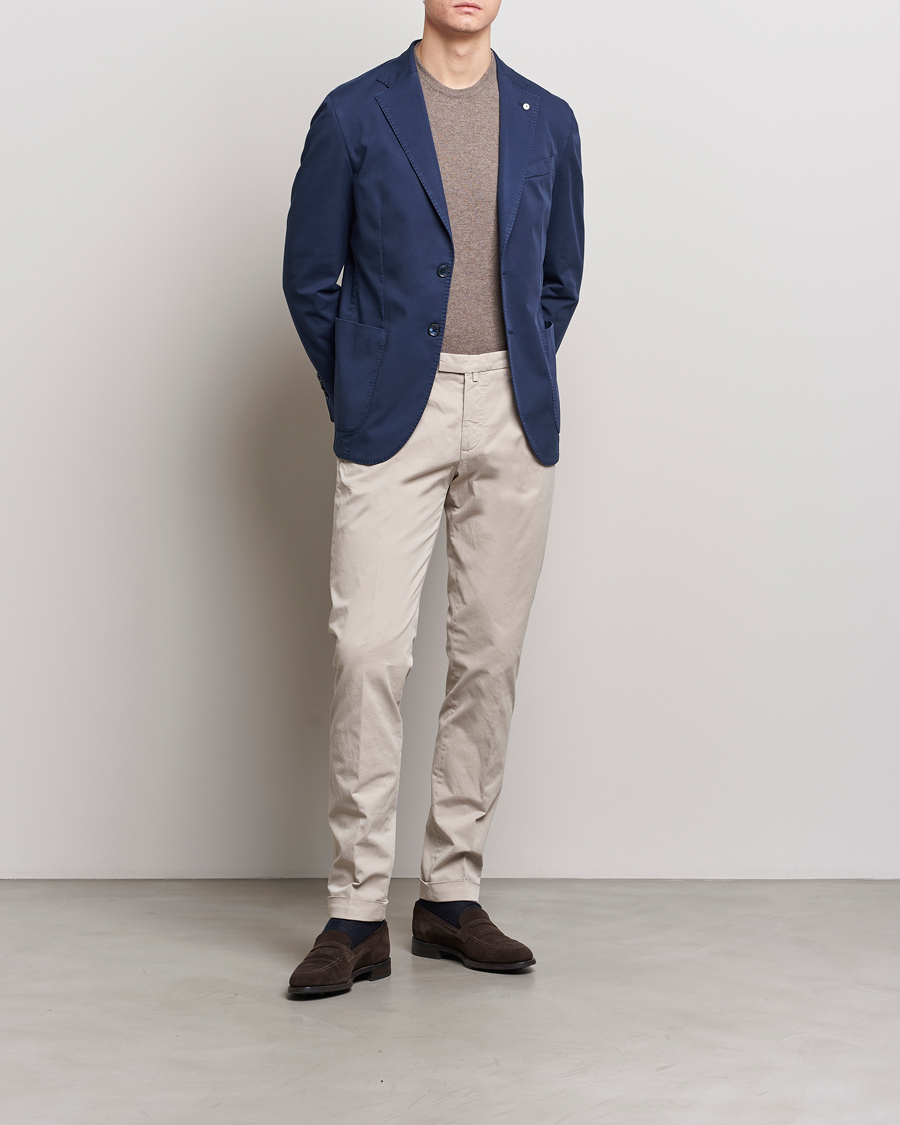 Herre | Dressjakker | L.B.M. 1911 | Jack Regular Fit Cotton Stretch Blazer Navy