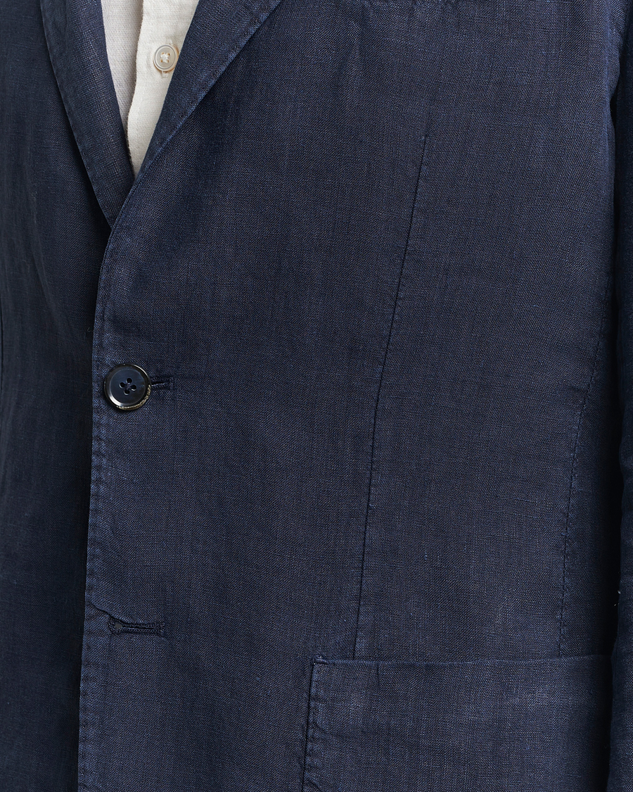 Herre | Dressjakker | L.B.M. 1911 | Jack Regular Fit Linen Blazer Navy