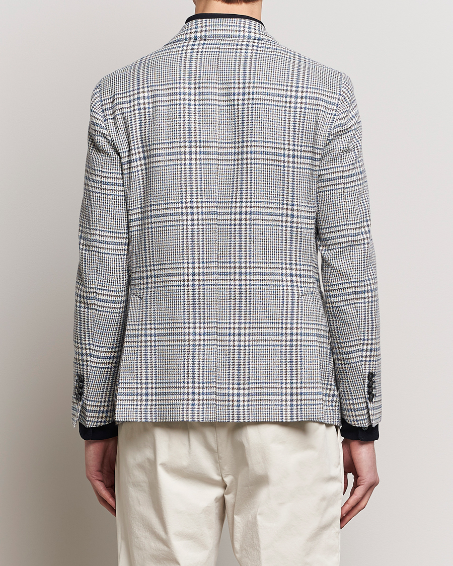 Herre | Dressjakker | L.B.M. 1911 | Checked Cotton Blazer Navy/Brown