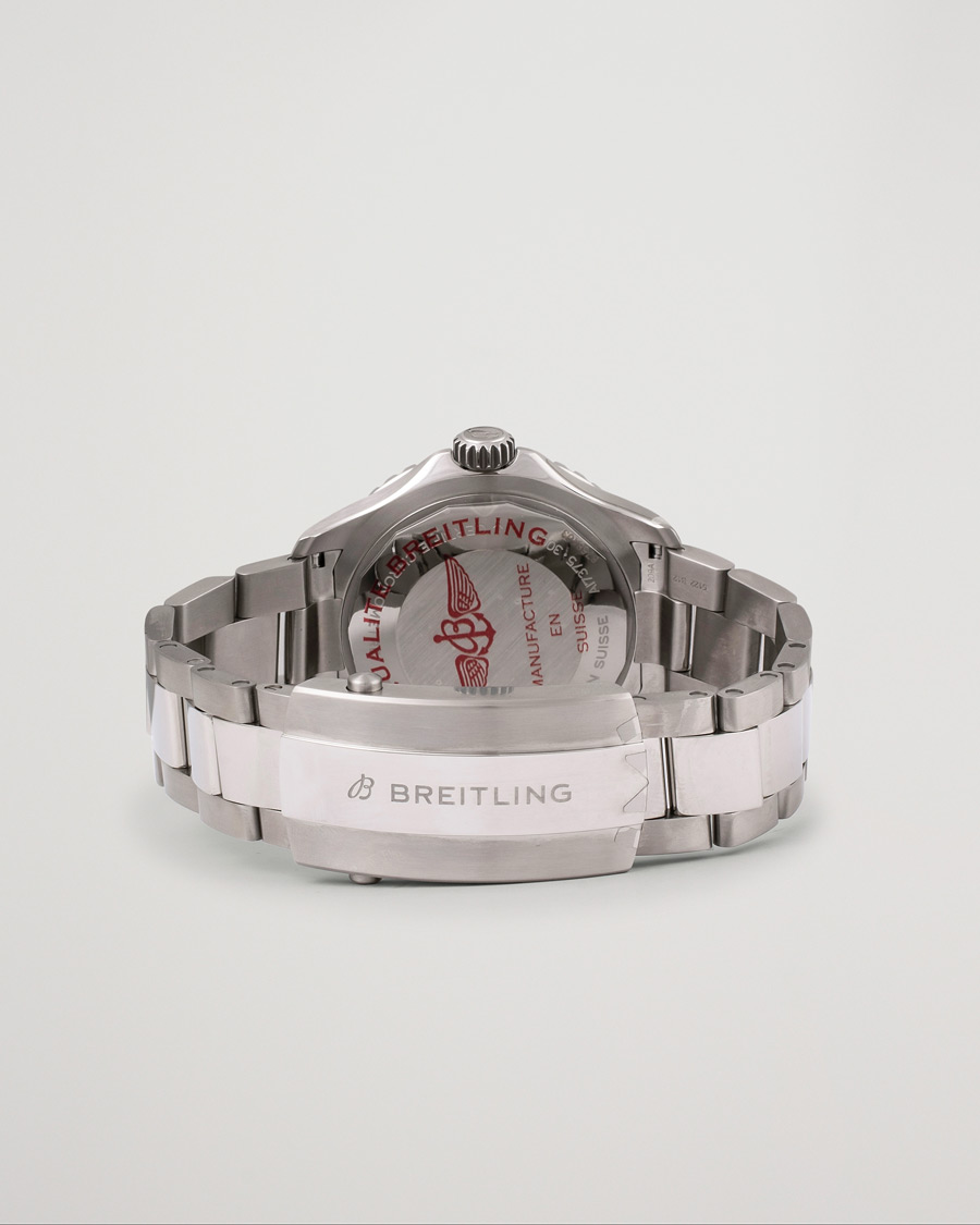Herre | Breitling Pre-Owned Superocean 42 A17375 Silver | Breitling Pre-Owned | Superocean 42 A17375 Silver