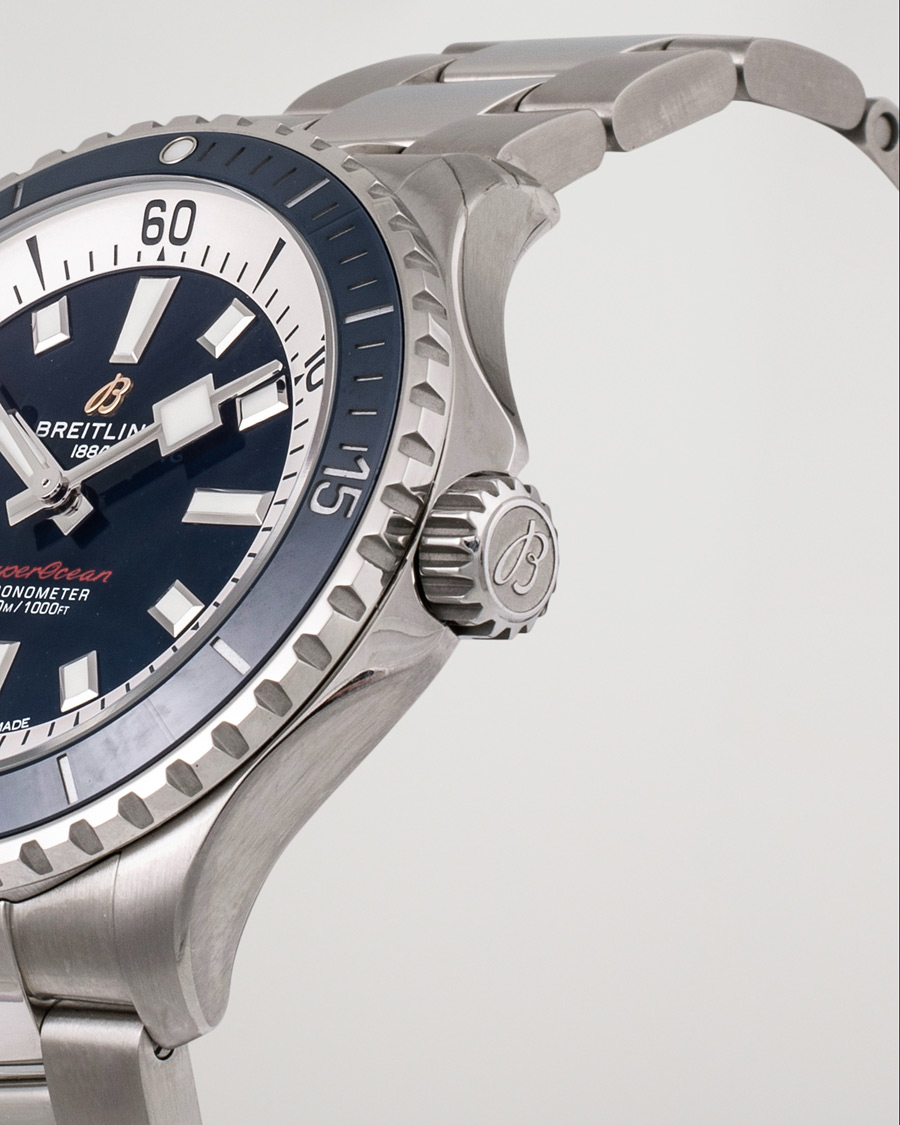 Herre | Breitling Pre-Owned Superocean 42 A17375 Silver | Breitling Pre-Owned | Superocean 42 A17375 Silver