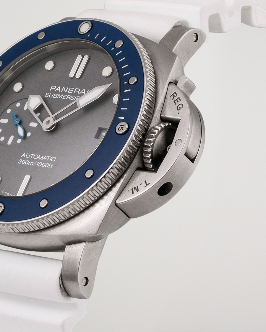 Herre | Pre-Owned & Vintage Watches | Panerai Pre-Owned | Luminor Submersible PAM 00959 Silver