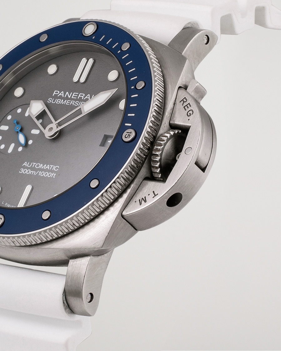 Herre | Panerai Pre-Owned Luminor Submersible PAM 00959 Silver | Panerai Pre-Owned | Luminor Submersible PAM 00959 Silver