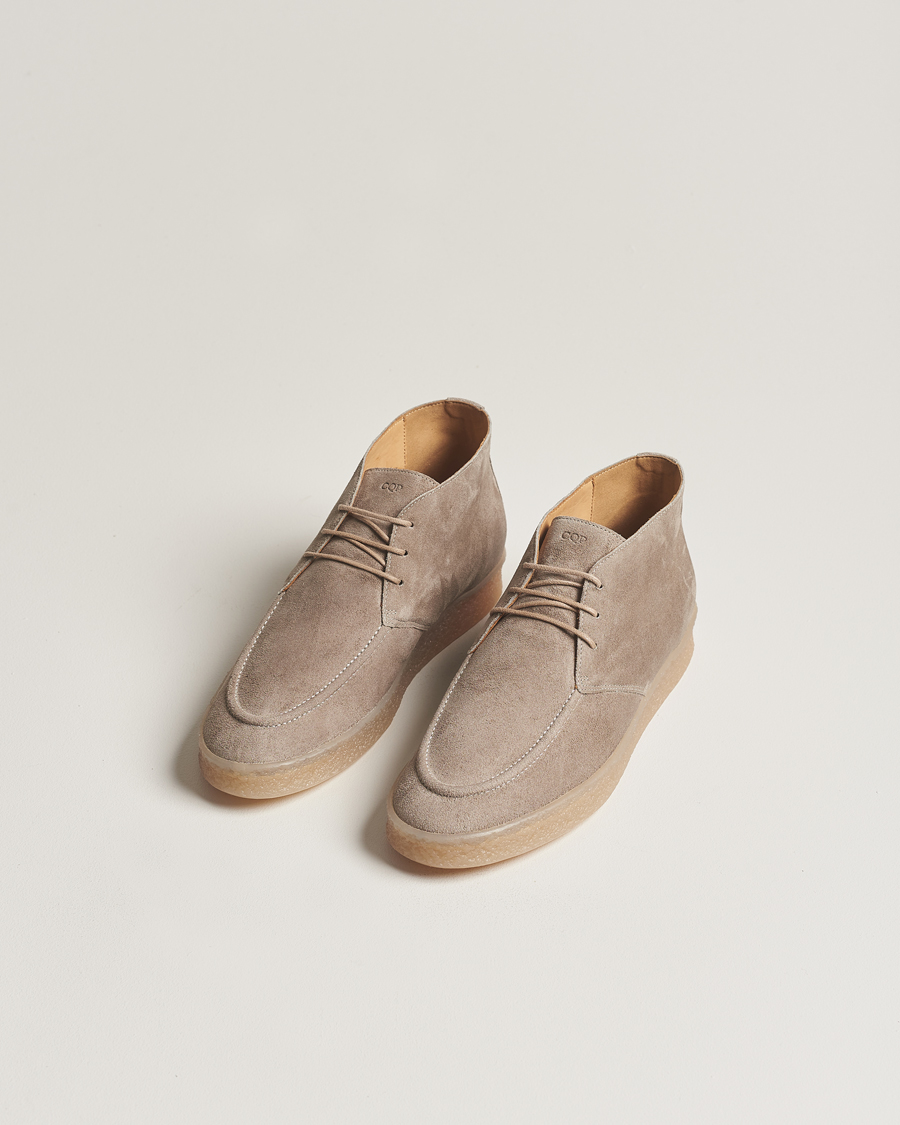 Herre | Sneakers med høyt skaft | CQP | Plana Suede Chukka Taupe