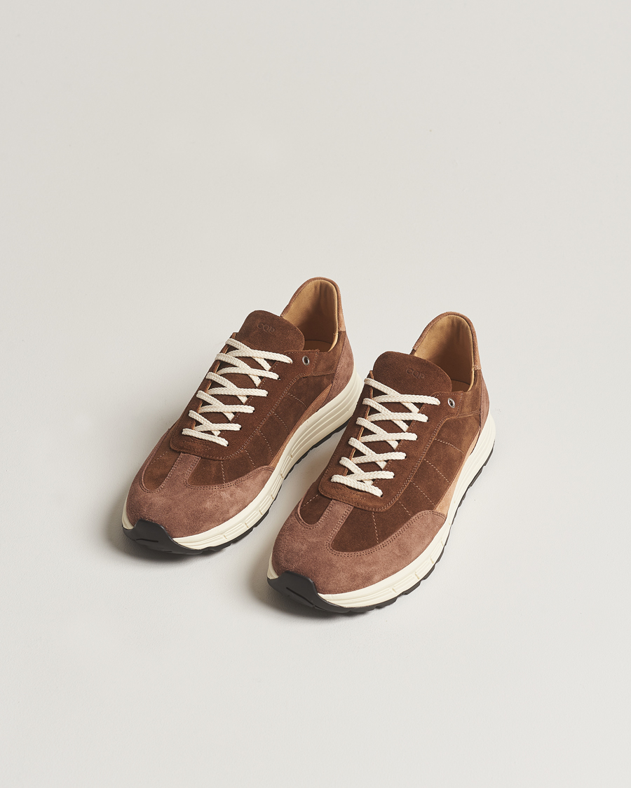 Herre | Running sneakers | CQP | Renna Suede Runner Chestnut