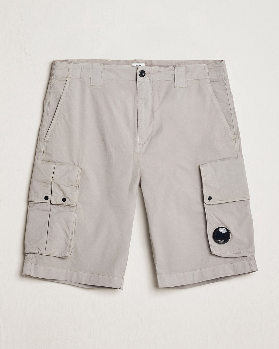 Herre | Shorts | C.P. Company | Twill Stretch Cargo Shorts Grey