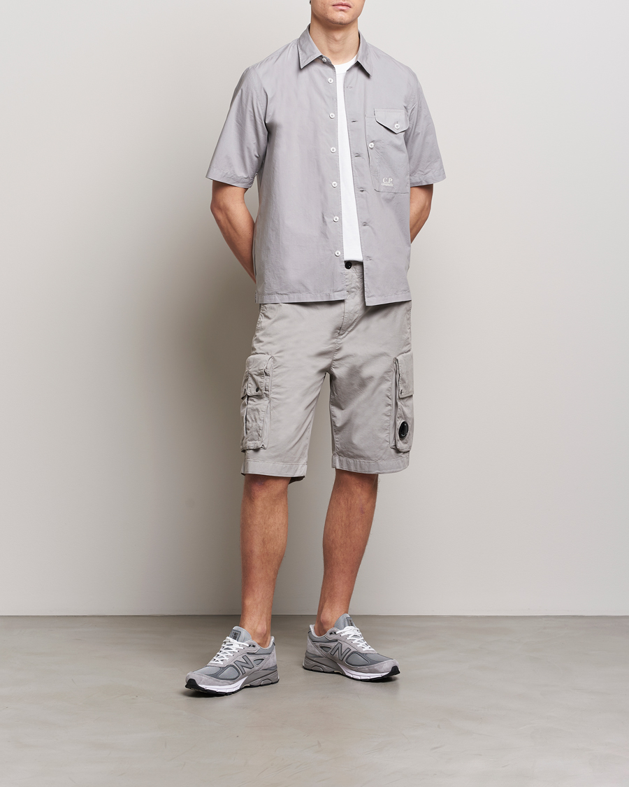 Herre | Shorts | C.P. Company | Twill Stretch Cargo Shorts Grey