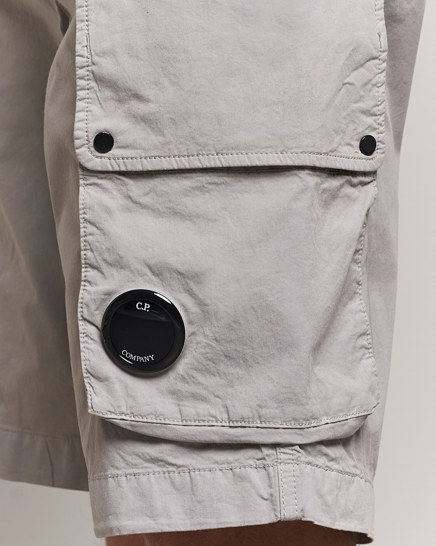 Herre | Shorts | C.P. Company | Twill Stretch Cargo Shorts Grey