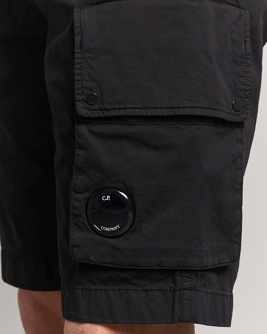Herre | Shorts | C.P. Company | Twill Stretch Cargo Shorts Black
