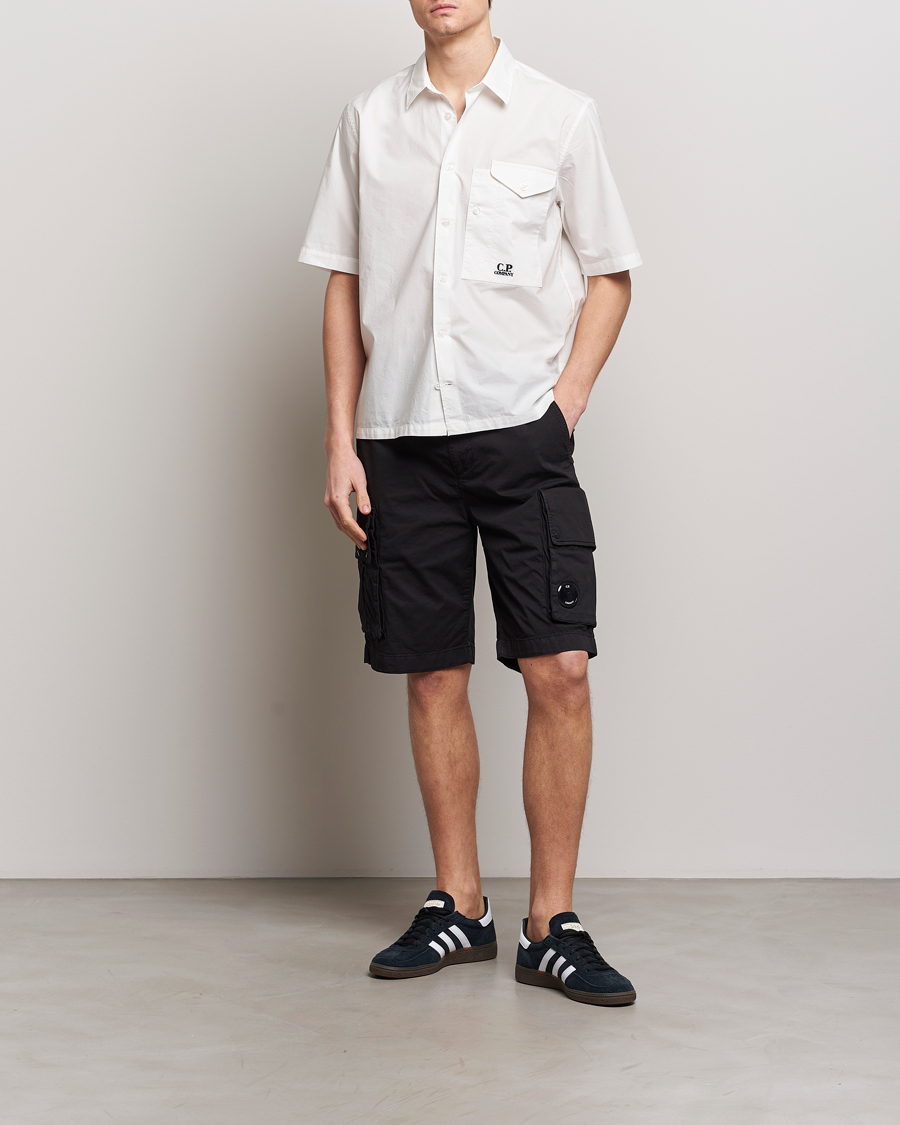 Herre | Skjorter | C.P. Company | Short Sleeve Popline Shirt White
