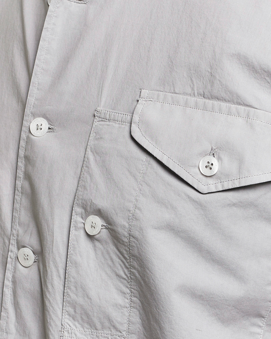 Herre | Skjorter | C.P. Company | Short Sleeve Popline Shirt Grey
