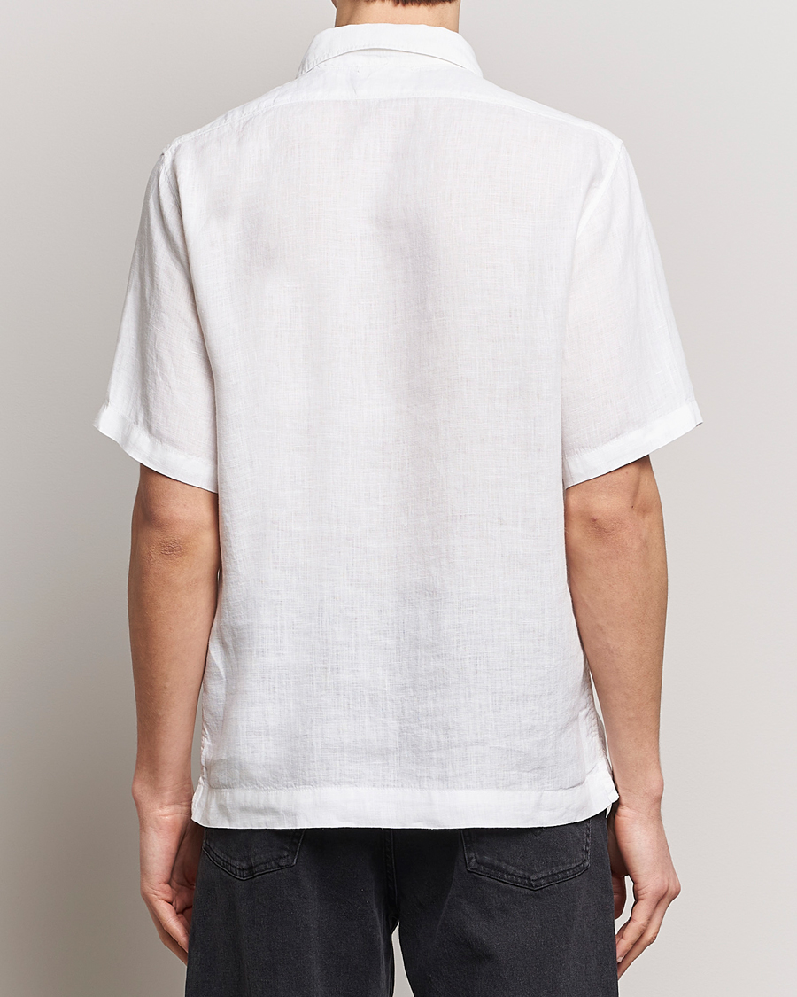 Herre | Skjorter | C.P. Company | Short Sleeve Linen Shirt White