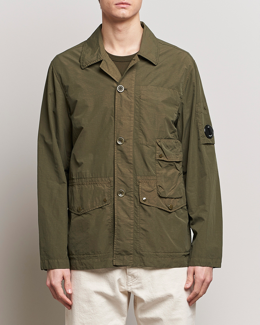 Herre | Avdelinger | C.P. Company | Flatt Nylon Coat Dark Olive