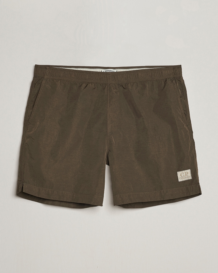 Herre | Badeshorts | C.P. Company | Eco Chrome-R Swimshorts Dark Olive