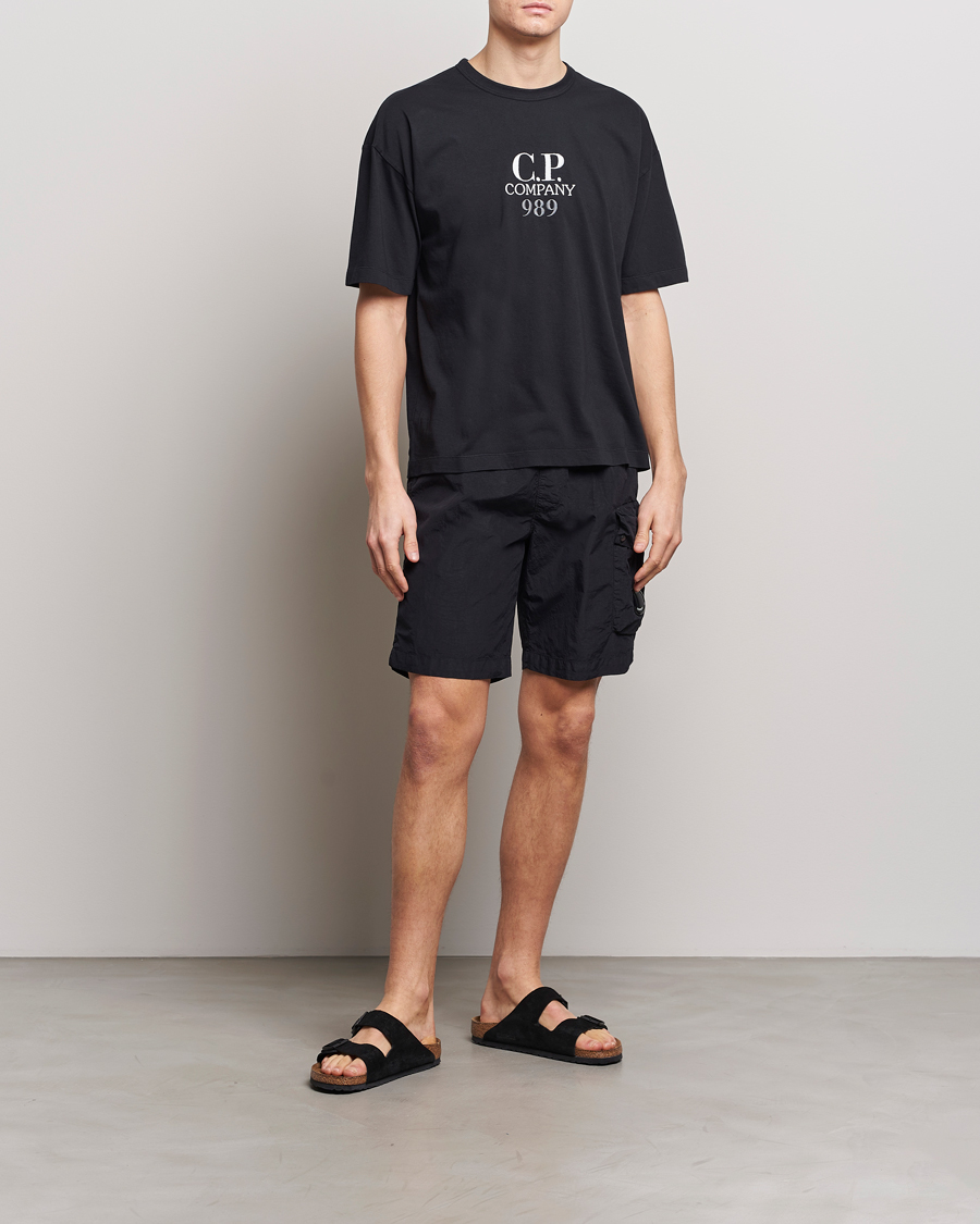 Herre | Badeshorts | C.P. Company | Flatt Nylon Cargo Swimshorts Black