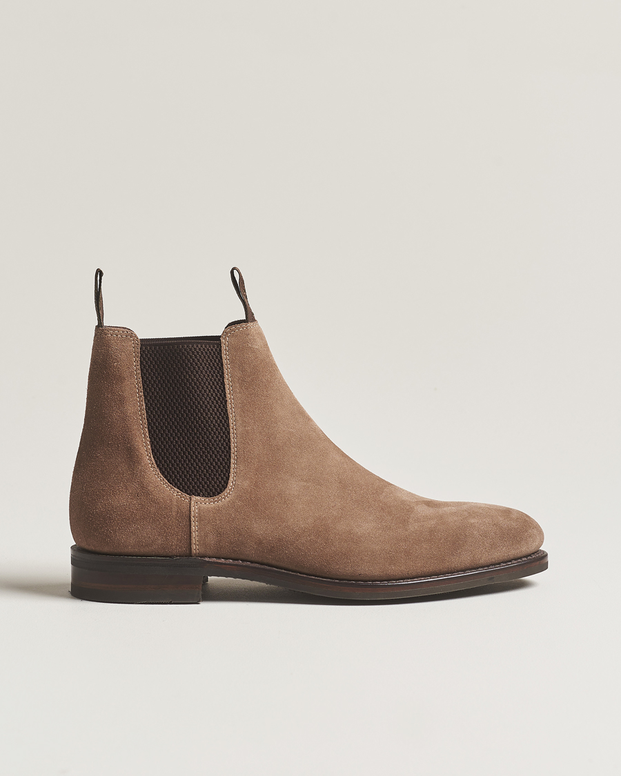 Herre | Støvler | Loake 1880 | Emsworth Chelsea Boot Flint Suede