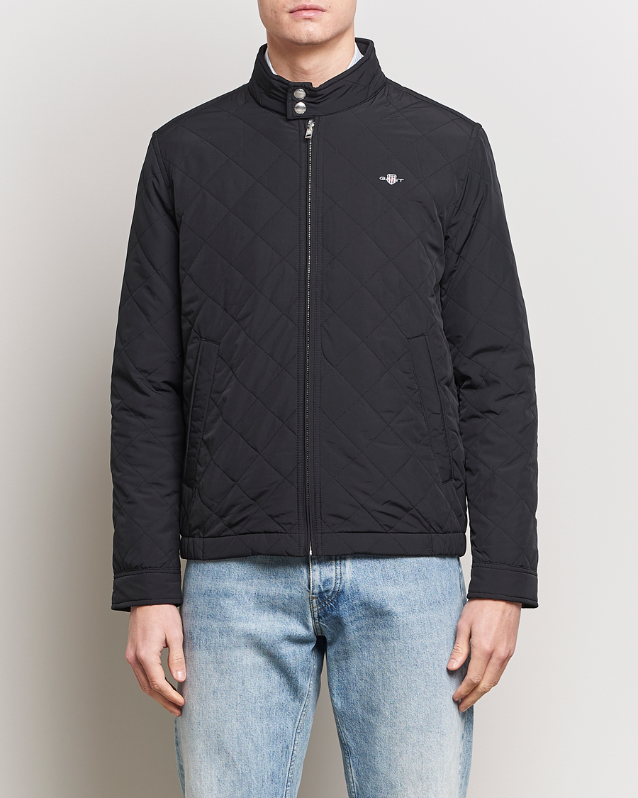 Herre | Jakker | Gant | The Quilted Windcheater Black