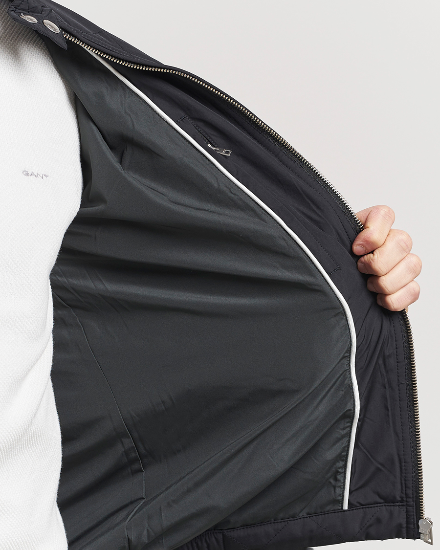 Herre | Jakker | Gant | The Quilted Windcheater Black