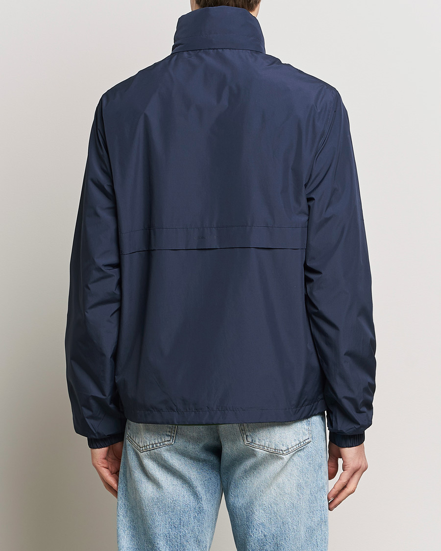 Herre | Jakker | GANT | Light Nylon Windcheater Evening Blue