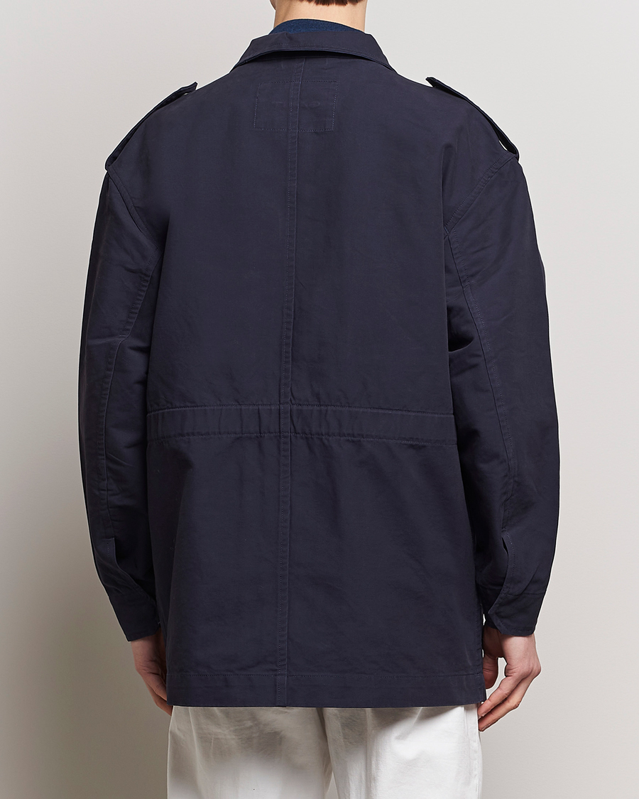 Herre | Jakker | GANT | Cotton Field Jacket Evening Blue