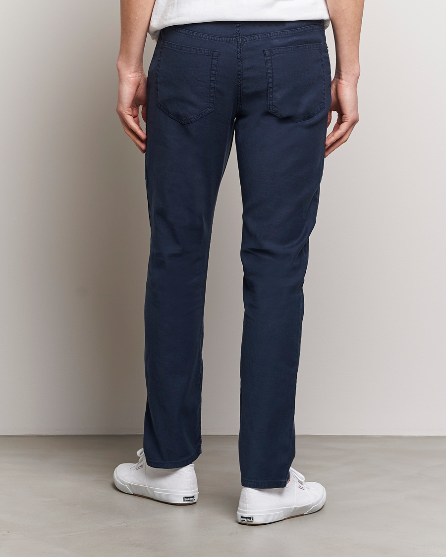 Herre | Bukser | GANT | Cotton/Linen 5-Pocket Trousers Marine