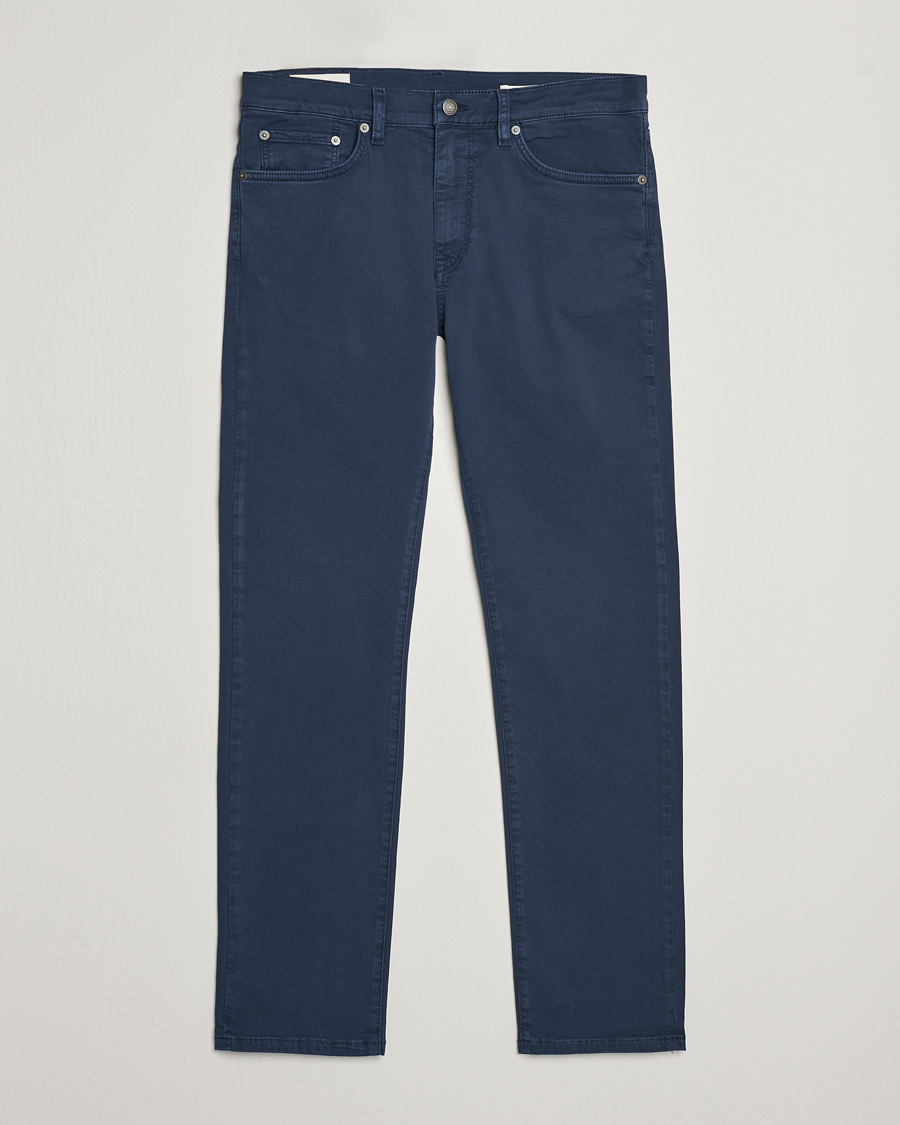 Herre | Bukser | GANT | Regular Desert 5-Pocket Pants Marine