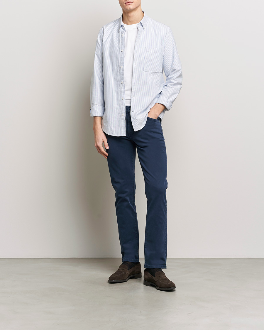 Herre | Bukser | GANT | Regular Desert 5-Pocket Pants Marine